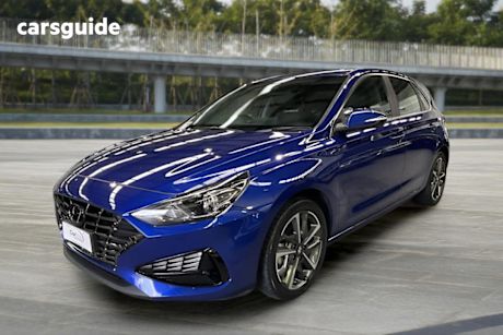 Blue 2023 Hyundai I30 Hatchback Elite