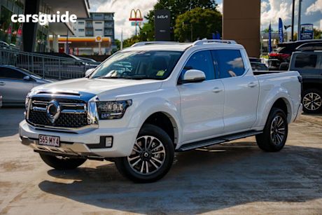 White 2025 GWM Cannon Alpha Dual Cab Utility Ultra (4X4)