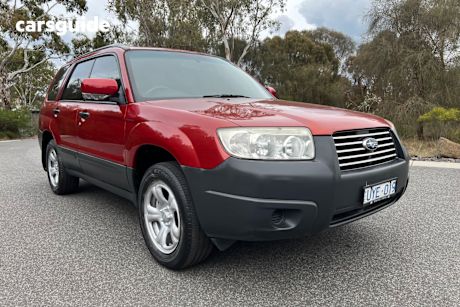 Red 2007 Subaru Forester Wagon X
