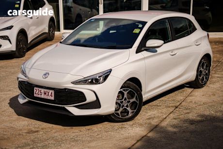 White 2025 MG MG3 Hatchback Excite