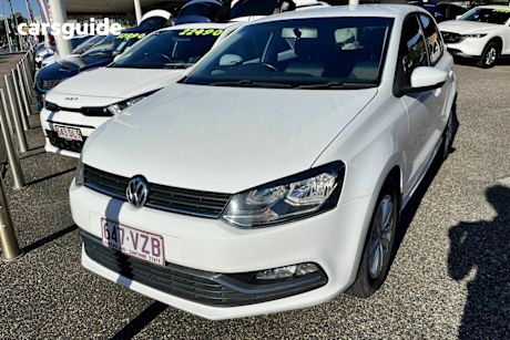 White 2015 Volkswagen Polo Hatchback 81 TSI Comfortline