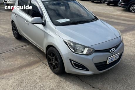 Silver 2013 Hyundai I20 Hatchback Active