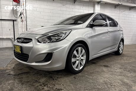 Silver 2017 Hyundai Accent Hatchback Sport
