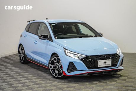 Blue 2025 Hyundai I20 Hatchback N