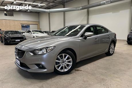 Silver 2013 Mazda 6 Sedan Touring