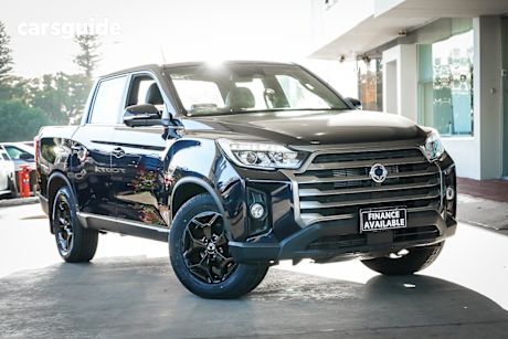 Blue 2022 Ssangyong Musso Crew Cab Pickup Ultimate