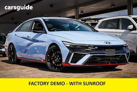 Blue 2024 Hyundai I30 Sedan N Premium With Sunroof