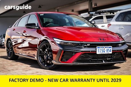 Red 2024 Hyundai I30 Sedan N Premium With Sunroof
