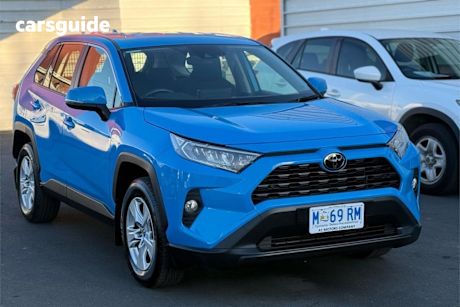 Blue 2021 Toyota RAV4 Wagon GX (2WD)