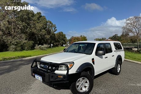 White 2010 Ford Ranger Dual Cab Pick-up Xl (4X2)