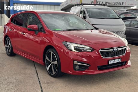 Red 2018 Subaru Impreza Hatchback 2.0I-S (awd)