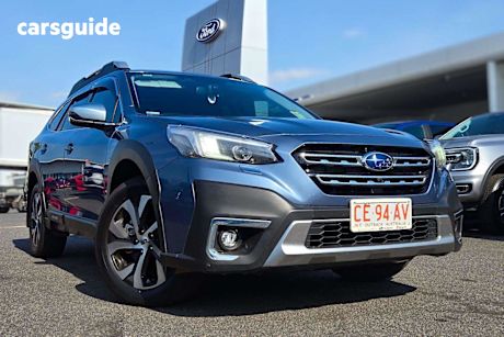 Blue 2022 Subaru Outback Wagon AWD TOURING 4WD