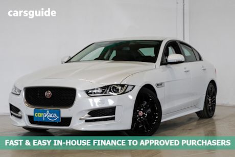 White 2016 Jaguar XE Sedan 20D R-Sport