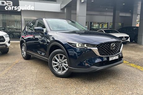 Blue 2025 Mazda CX-5 Wagon G25 Maxx Sport (fwd)