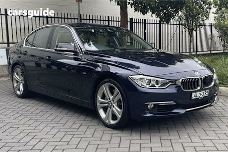 Blue 2014 BMW 335I Sedan Luxury Line
