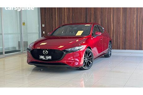 Red 2024 Mazda 3 Hatchback G25 Astina