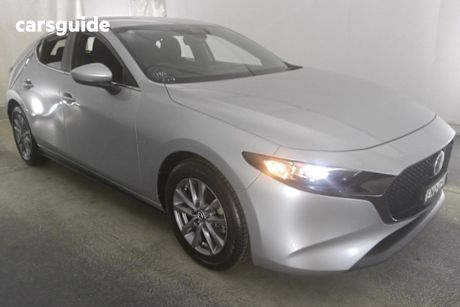 Silver 2020 Mazda 3 Hatchback G20 Pure