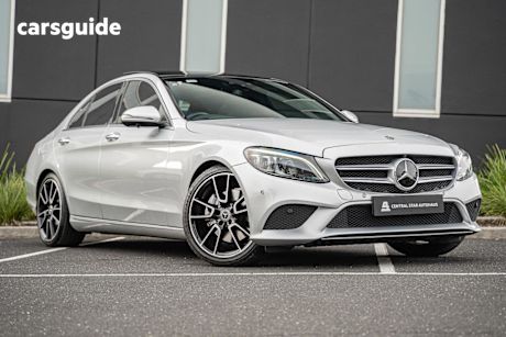 Silver 2019 Mercedes-Benz C300 Sedan