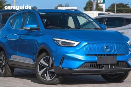 Blue 2023 MG ZS EV Wagon Excite