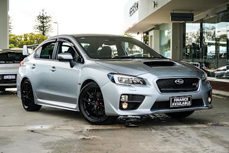 Silver 2015 Subaru WRX Sedan STI Premium