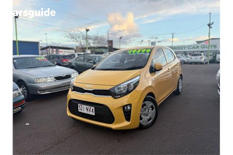 Yellow 2023 Kia Picanto Hatch S F