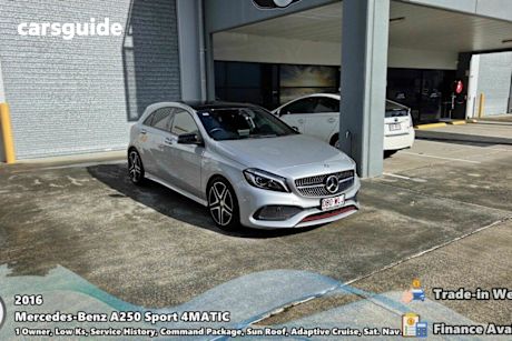 Silver 2015 Mercedes-Benz A250 Hatchback Sport