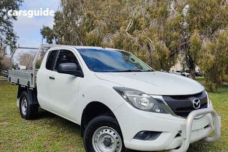 White 2017 Mazda BT-50 Freestyle Cab Chassis Xt (4X2)