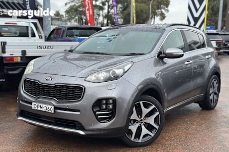Silver 2017 Kia Sportage Wagon GT-Line (awd)