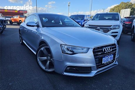 Silver 2015 Audi A5 Hatchback Sportback 2.0 Tfsi Quattro