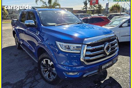 Blue 2021 GWM UTE Dual Cab Utility Cannon-X (4X4)