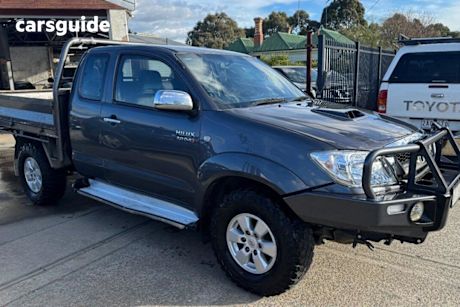 Grey 2010 Toyota Hilux X Cab Pickup Sr5 (4X4)