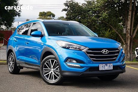 Blue 2015 Hyundai Tucson SUV ACTIVE X F