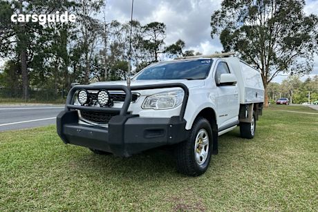 White 2015 Holden Colorado Cab Chassis Ls (4X4)