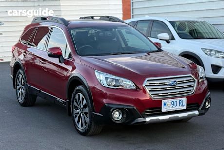 Red 2017 Subaru Outback Wagon 2.5I Premium