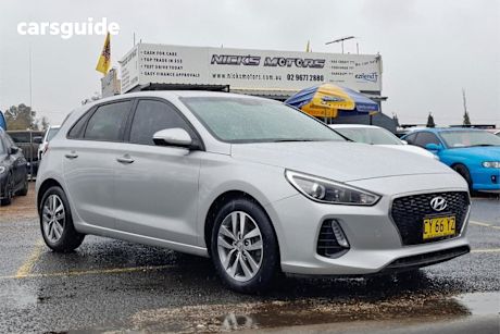 Silver 2018 Hyundai I30 Hatchback Active