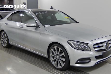 Silver 2014 Mercedes-Benz C250 Sedan Bluetec