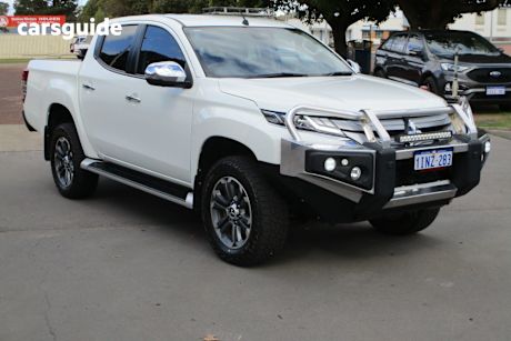 White 2022 Mitsubishi Triton Double Cab Pick Up Gls (4X4)
