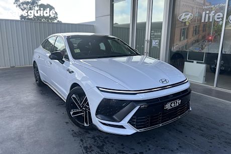 White 2025 Hyundai Sonata Sedan N Line