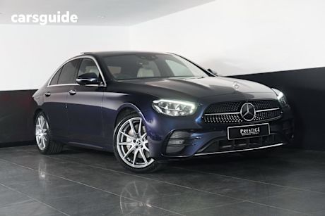 Blue 2022 Mercedes-Benz E300 Sedan E (hybrid)