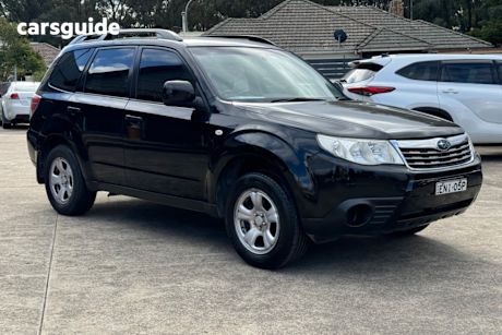 Black 2009 Subaru Forester Wagon X