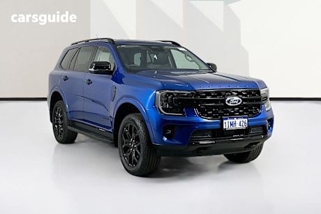 Blue 2024 Ford Everest Wagon Sport (4WD)