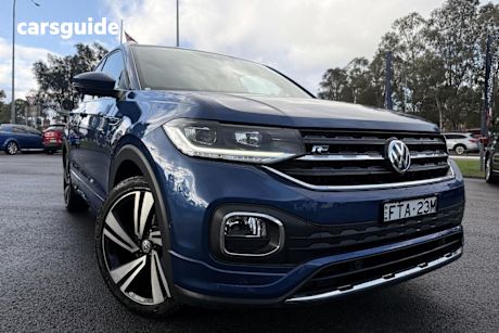 Blue 2020 Volkswagen T-Cross Wagon 85TSI Style