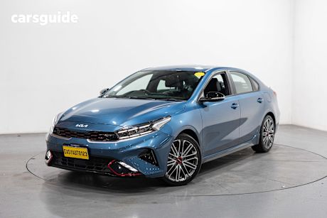 Blue 2022 Kia Cerato Sedan GT