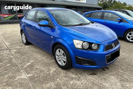 Blue 2013 Holden Barina Sedan Cdx