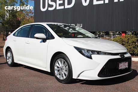 White 2021 Toyota Corolla Sedan Ascent Sport
