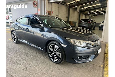 Blue 2016 Honda Civic Sedan VTI-L F
