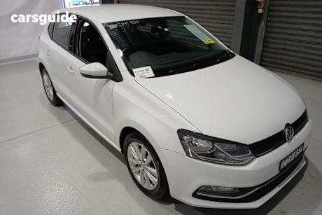 White 2015 Volkswagen Polo Hatchback 81 TSI Comfortline