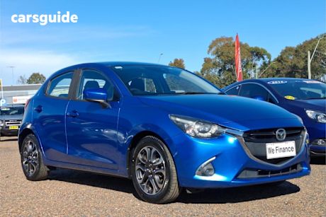 Blue 2017 Mazda 2 Hatchback Genki