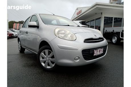 Silver 2014 Nissan Micra Hatchback St