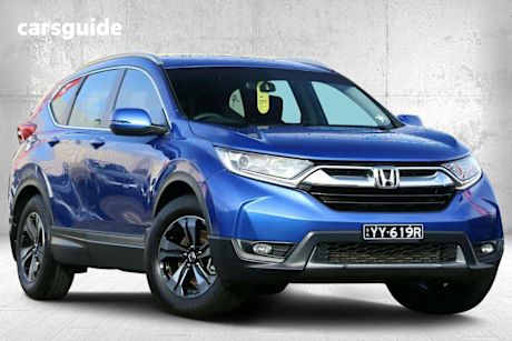 Blue 2017 Honda CR-V Wagon Vti (2Wd)